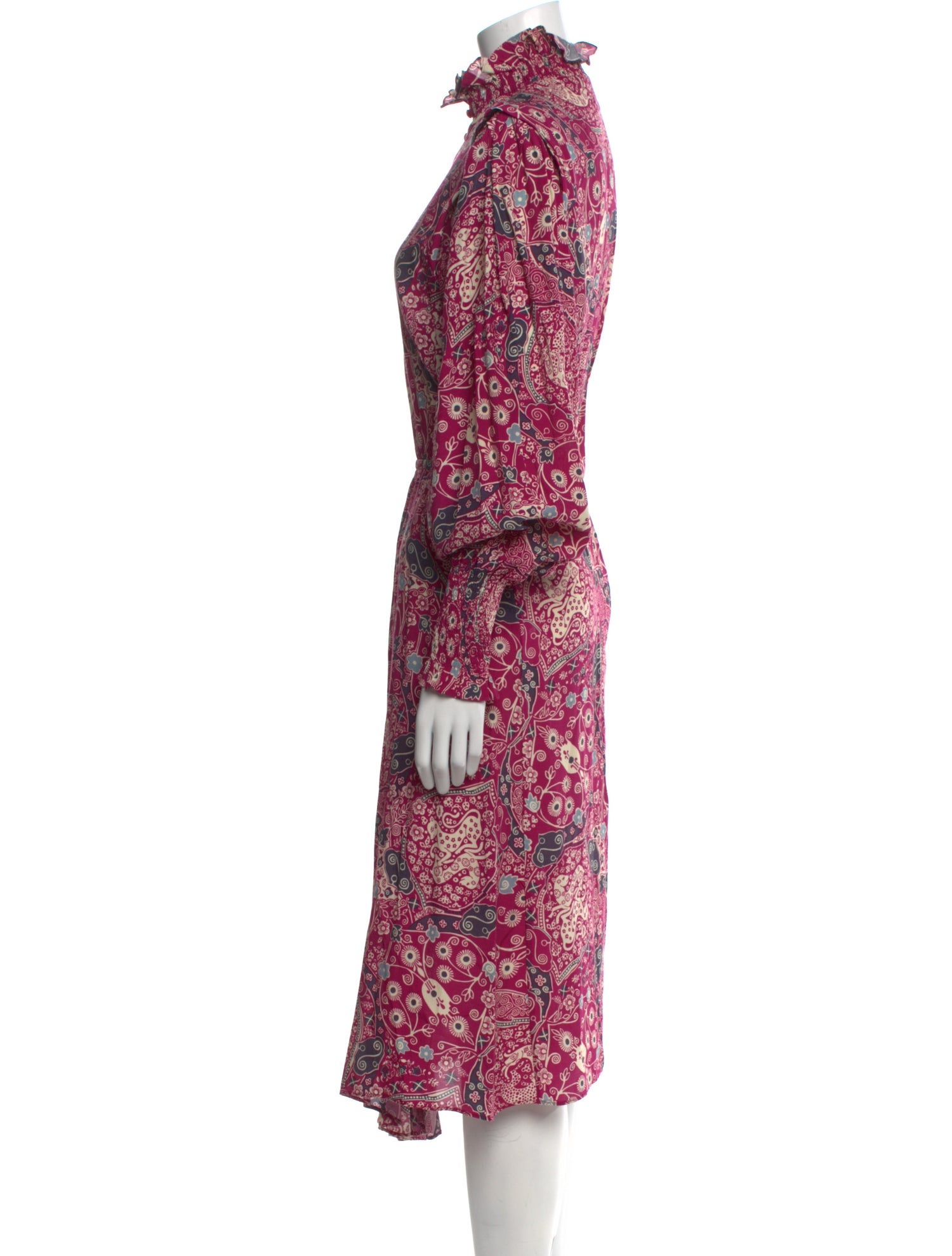 Étoile Isabel Marant Paisley Print Midi Length Dress