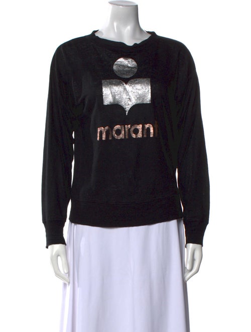 Étoile Isabel Marant Linen Graphic Print Sweatshirt