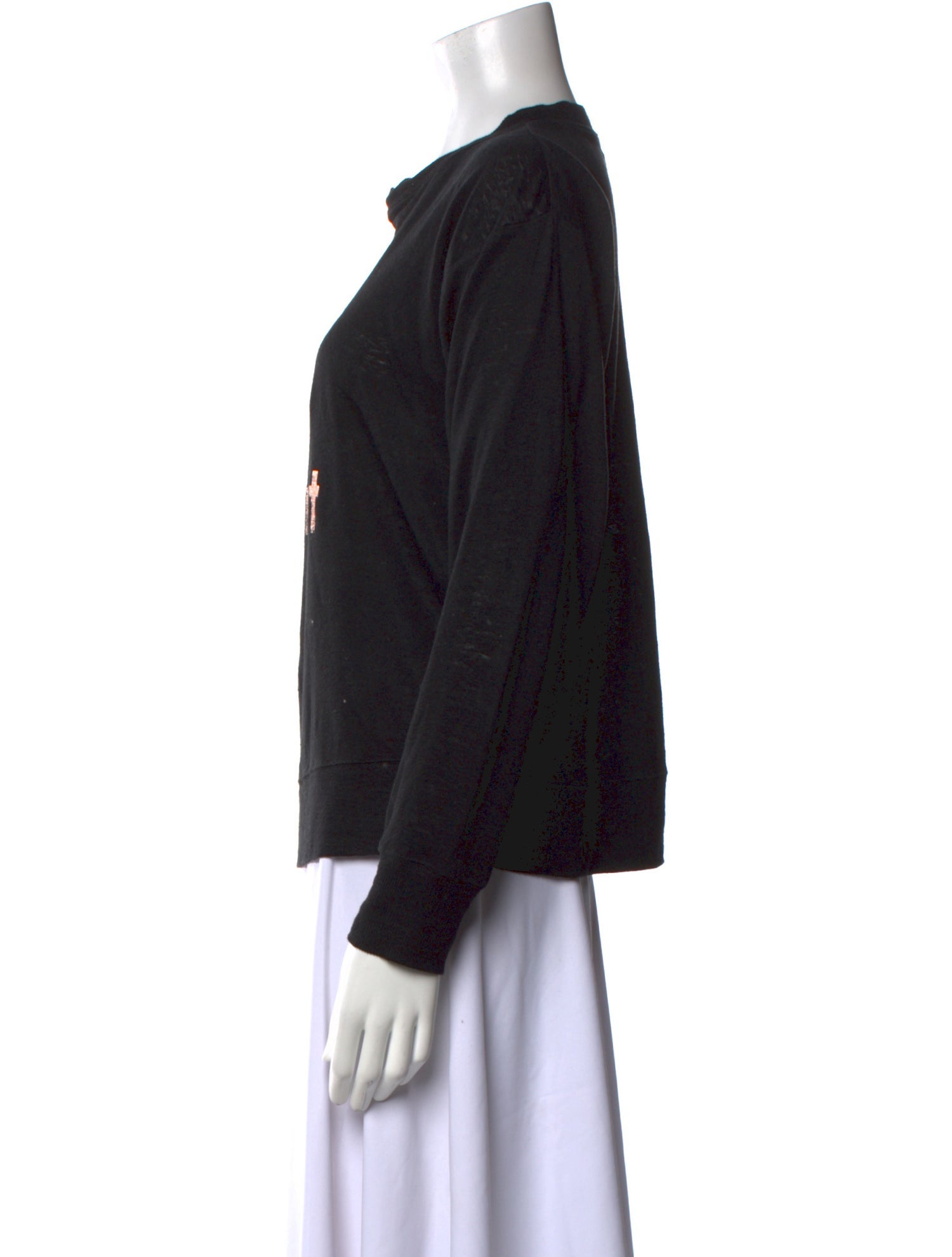 Étoile Isabel Marant Linen Graphic Print Sweatshirt