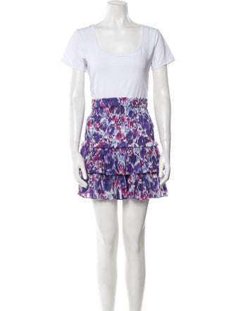 Étoile Isabel Marant Printed Ruffle Embellishment Skirt Set
