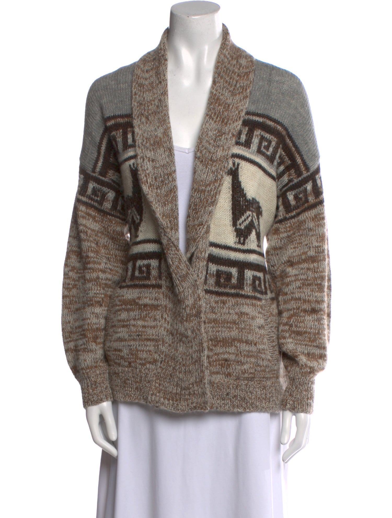 Étoile Isabel Marant Printed Open Front Sweater