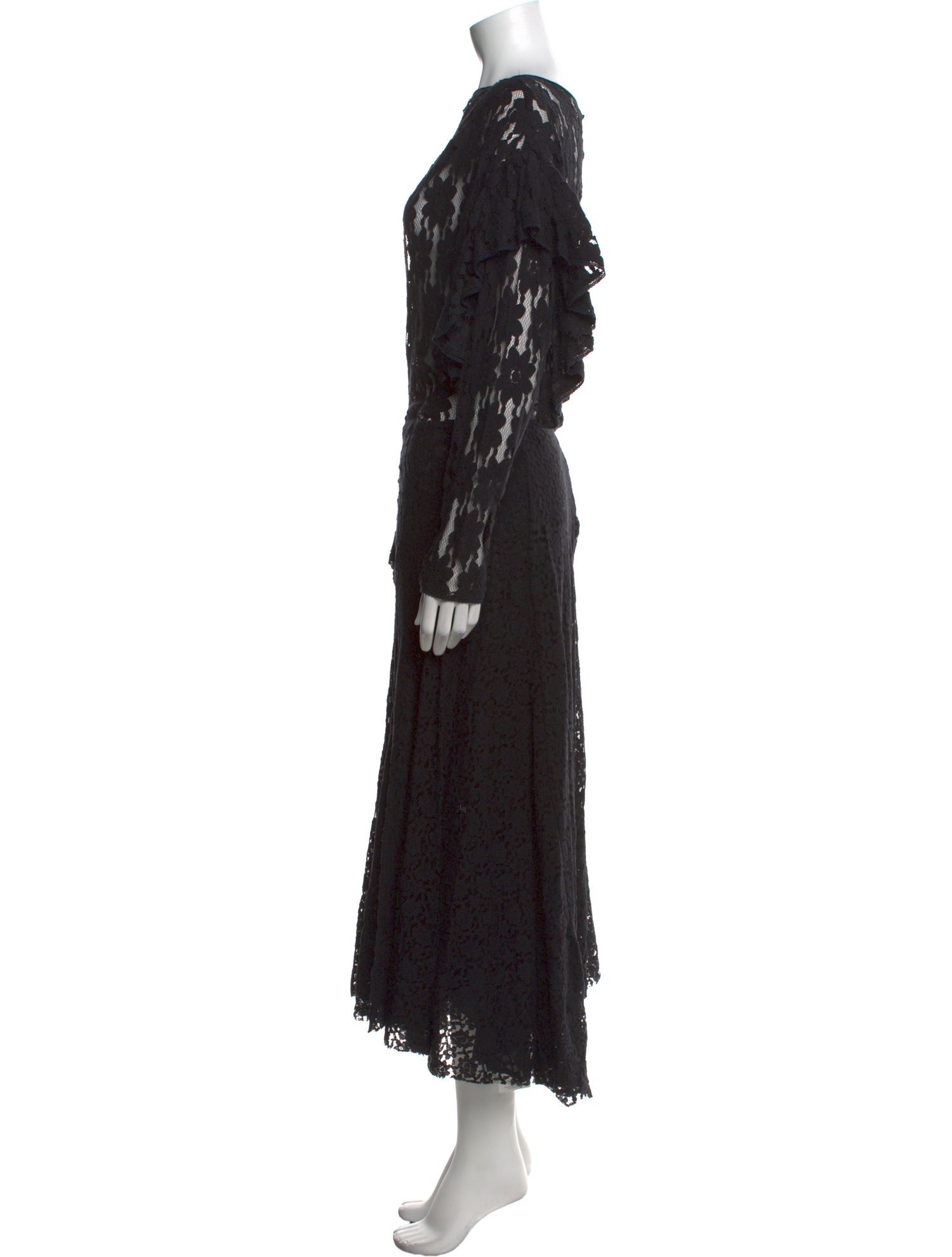 Étoile Isabel Marant Lace Pattern Long Dress