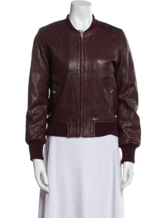 Étoile Isabel Marant Leather Bomber Jacket