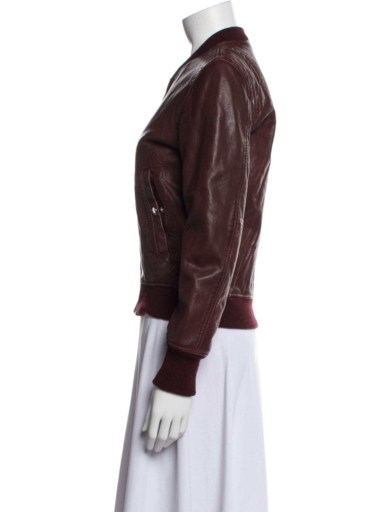 Étoile Isabel Marant Leather Bomber Jacket