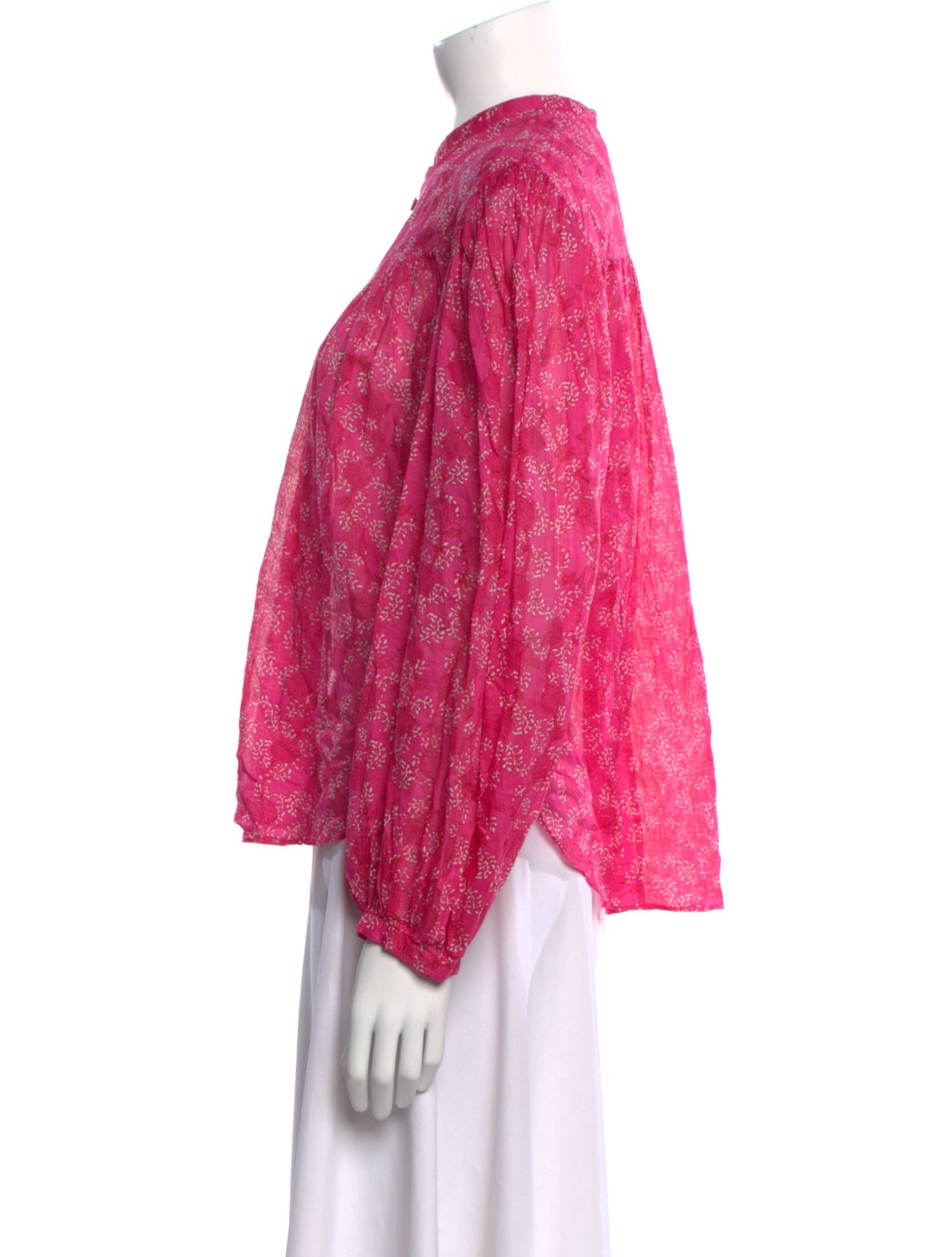 Étoile Isabel Marant Printed Mock Neck Blouse