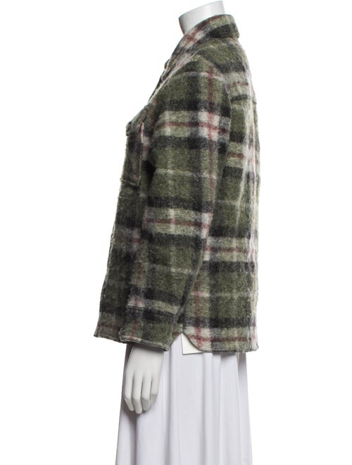 Étoile Isabel Marant Wool Plaid Print Jacket