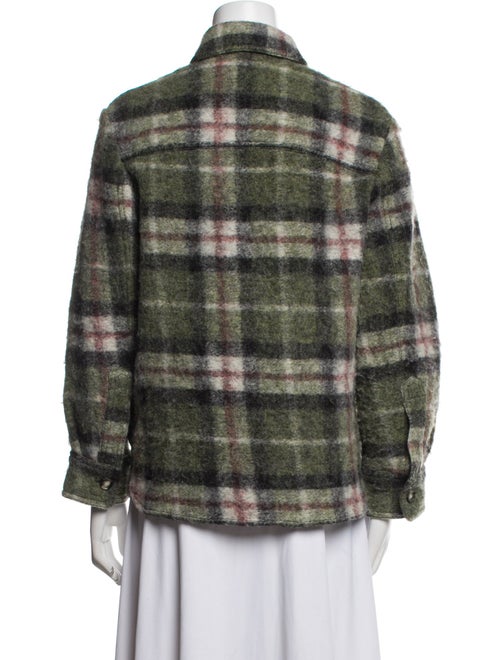 Étoile Isabel Marant Wool Plaid Print Jacket