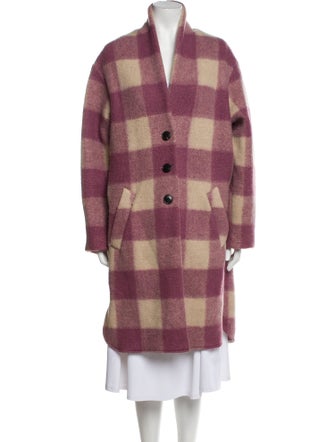 Étoile Isabel Marant Plaid Print Peacoat