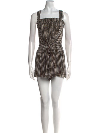 Étoile Isabel Marant Silk Printed Romper