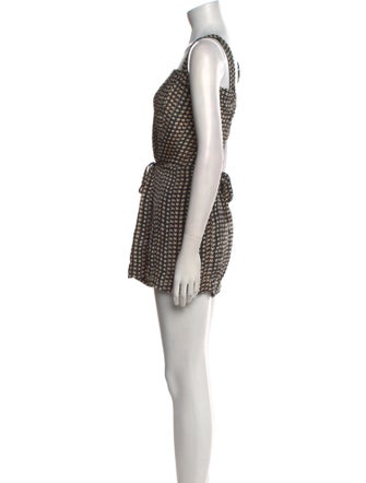 Étoile Isabel Marant Silk Printed Romper