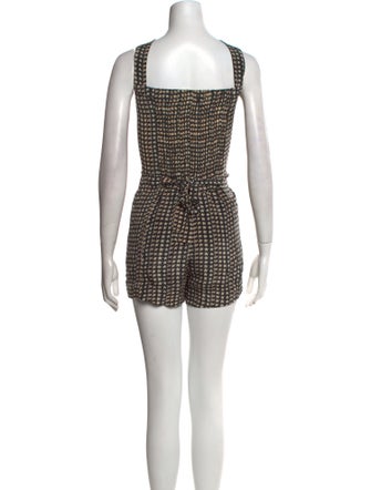 Étoile Isabel Marant Silk Printed Romper