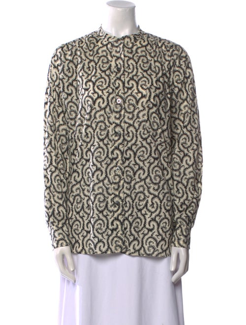 Étoile Isabel Marant Printed Mock Neck Blouse