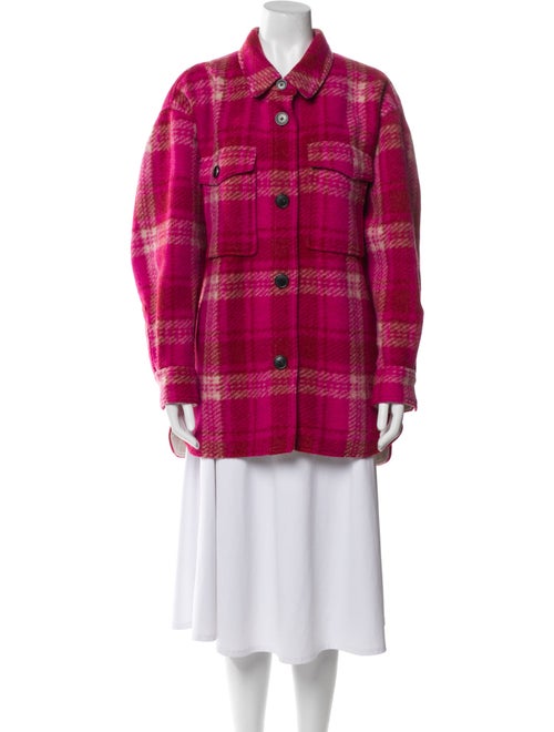 Étoile Isabel Marant Plaid Print Peacoat