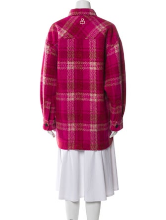 Étoile Isabel Marant Plaid Print Peacoat