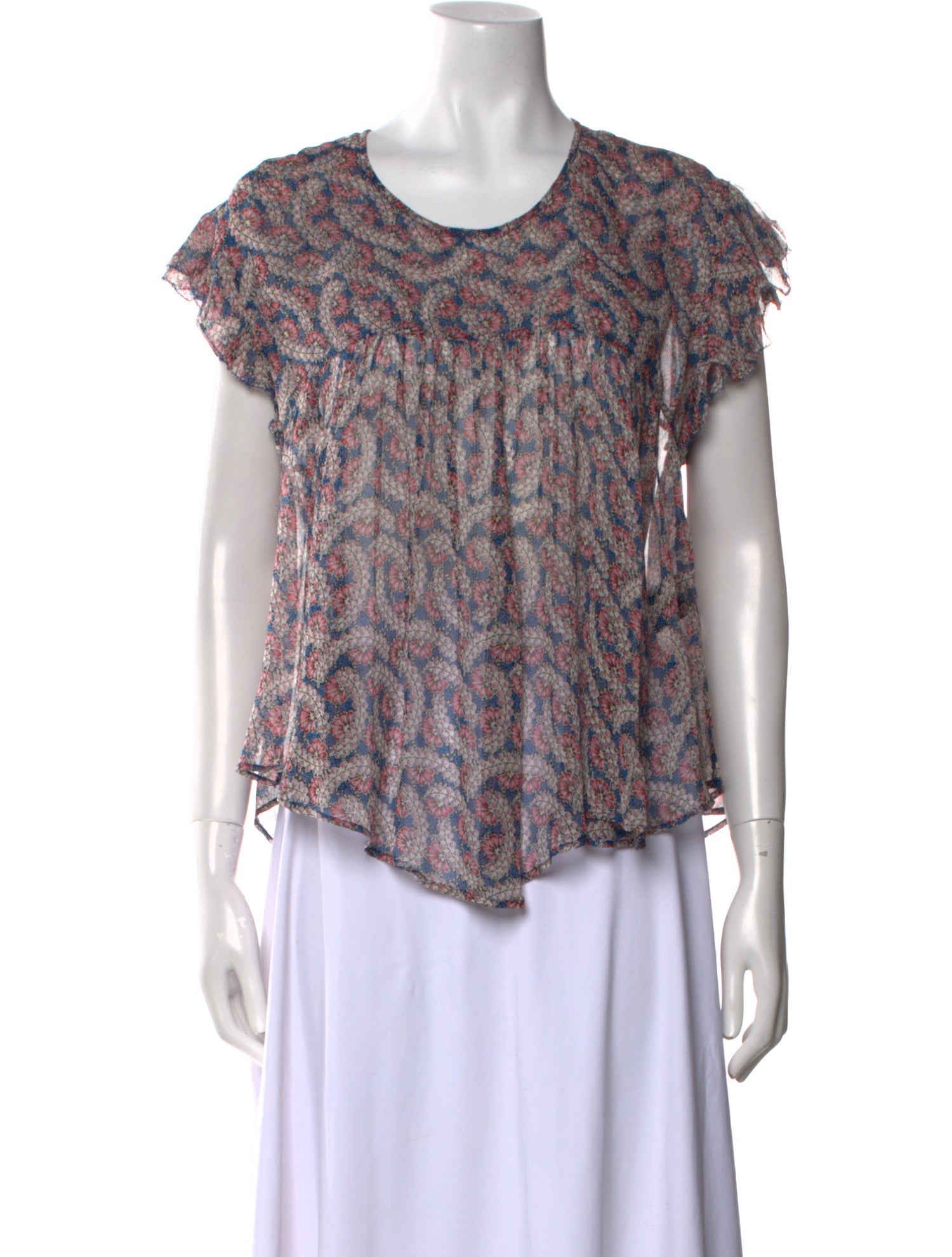 Étoile Isabel Marant Silk Printed Blouse