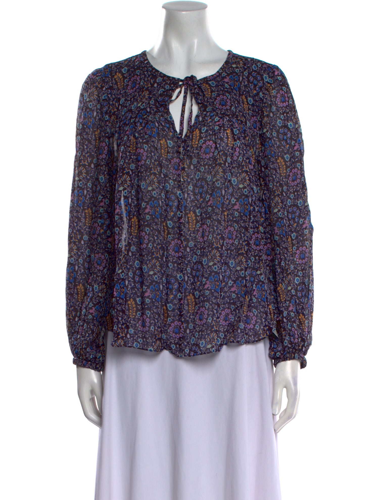 Étoile Isabel Marant Floral Print V-Neck Blouse