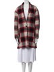 Étoile Isabel Marant Wool Plaid Print Coat