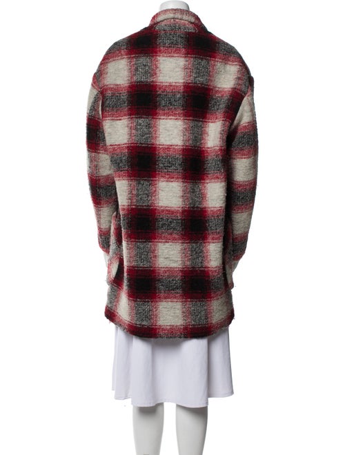 Étoile Isabel Marant Wool Plaid Print Coat