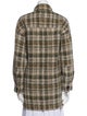 Étoile Isabel Marant Wool Plaid Print Peacoat