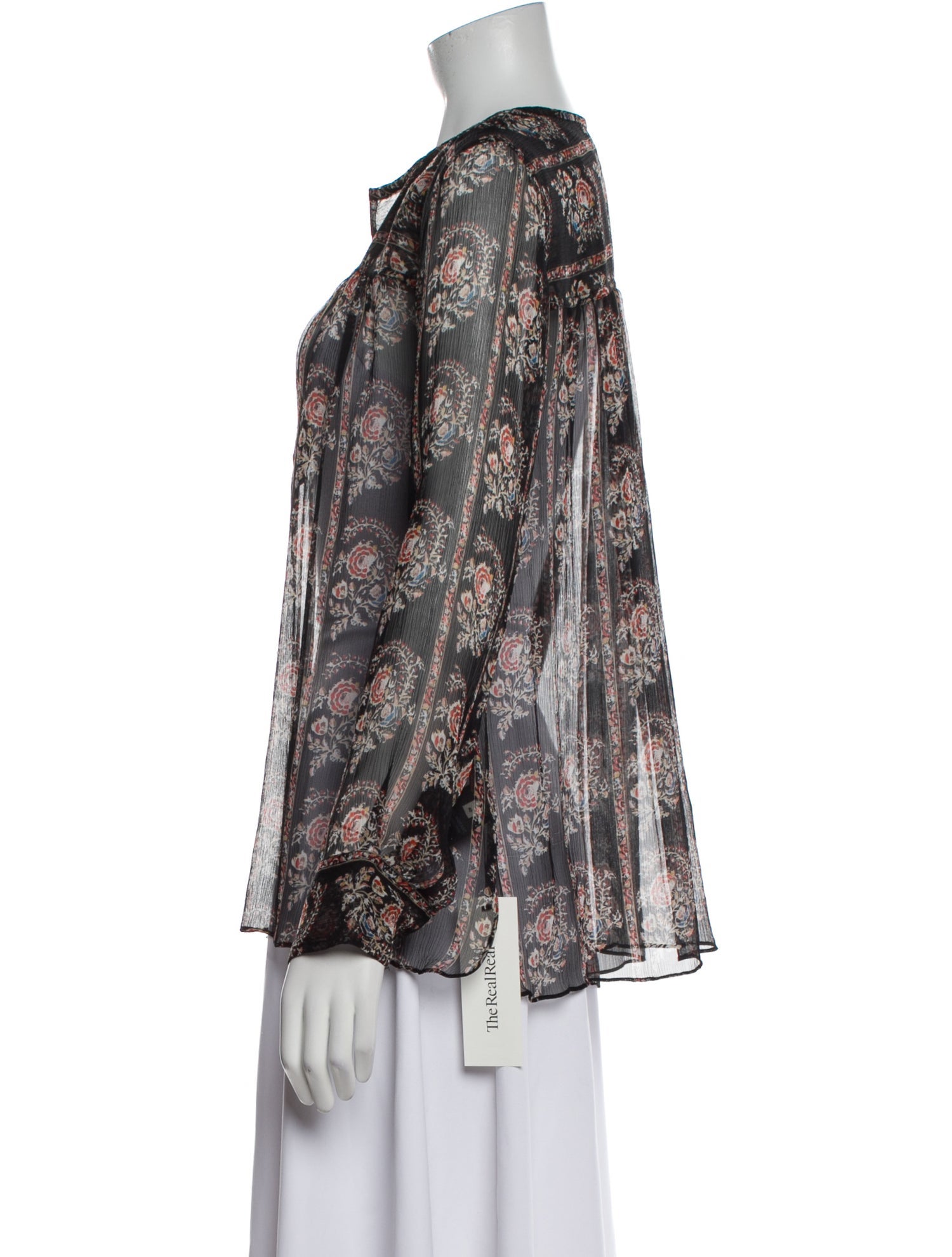 Étoile Isabel Marant Silk Floral Print Blouse