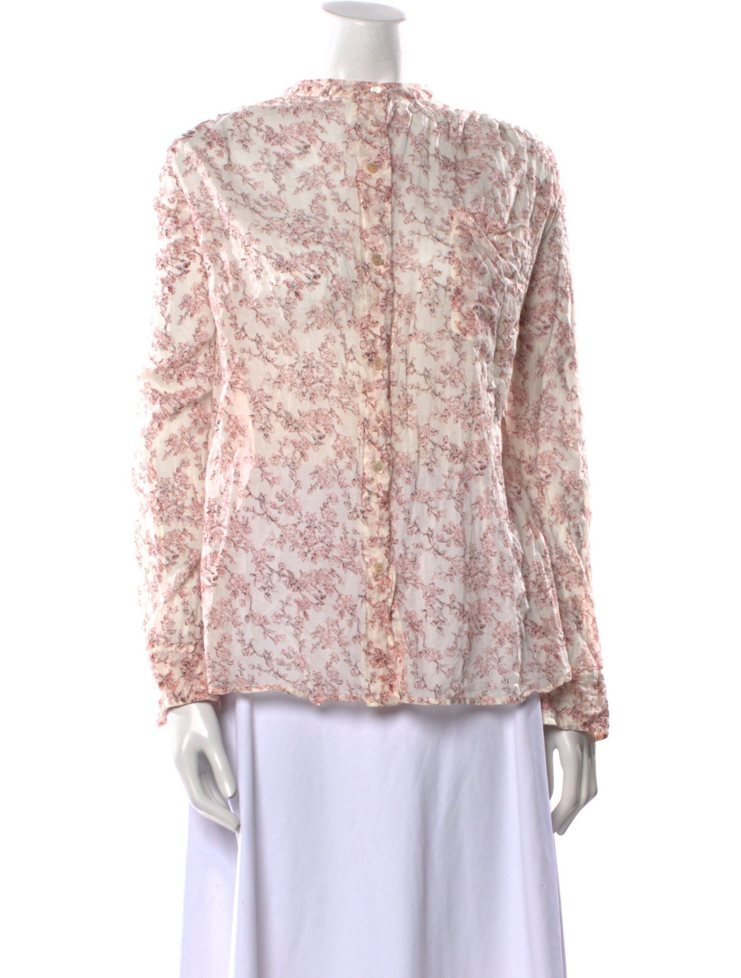 Étoile Isabel Marant Floral Print Bateau Neckline Blouse