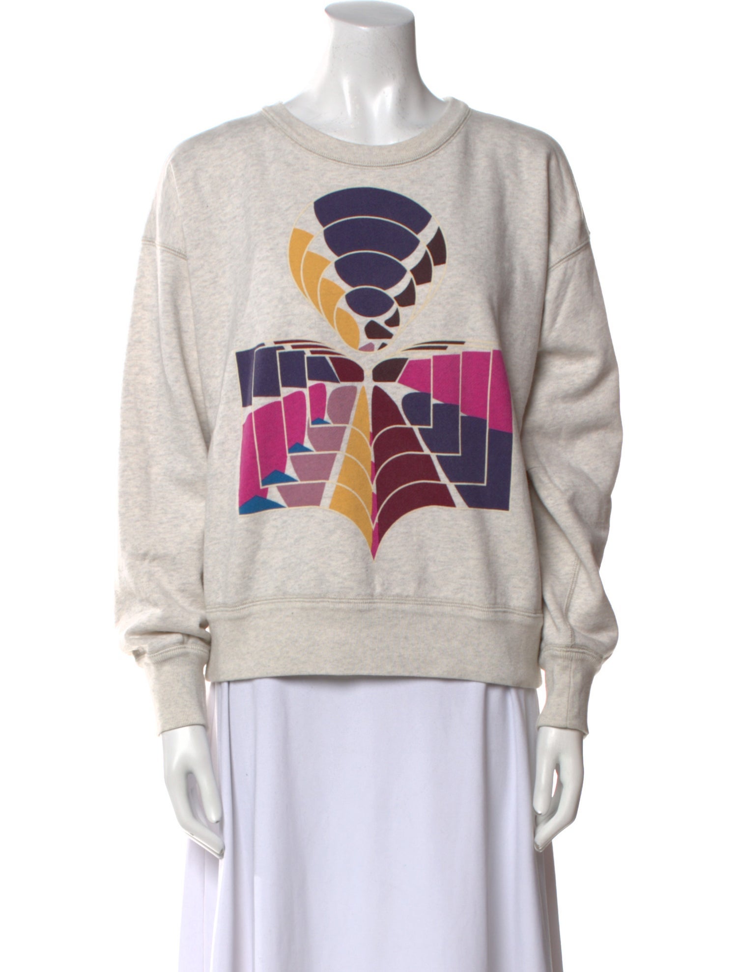 Étoile Isabel Marant Graphic Print Crew Neck Sweatshirt