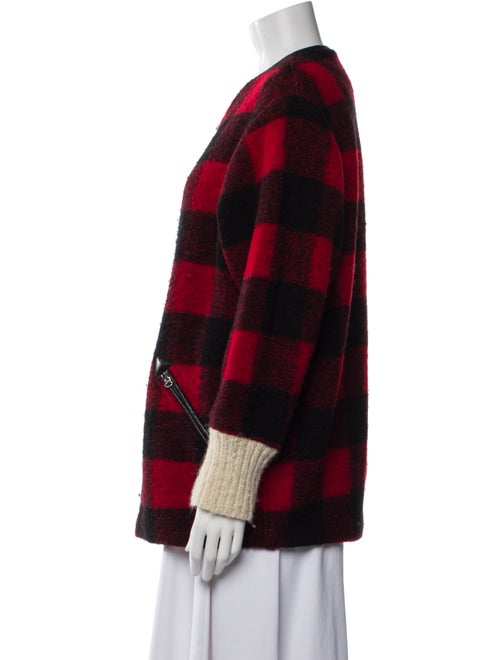 Étoile Isabel Marant Wool Plaid Print Jacket