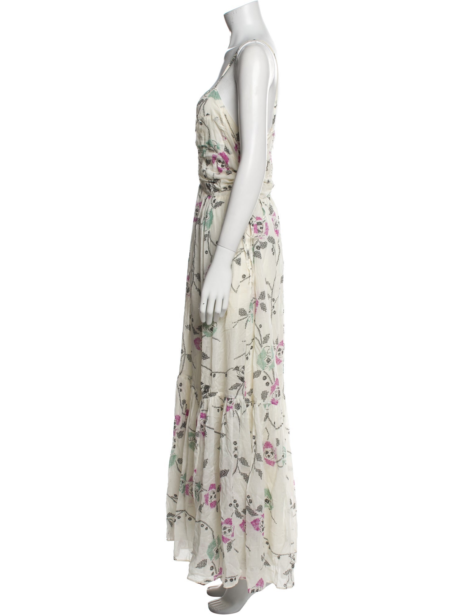 Étoile Isabel Marant Floral Print Long Dress
