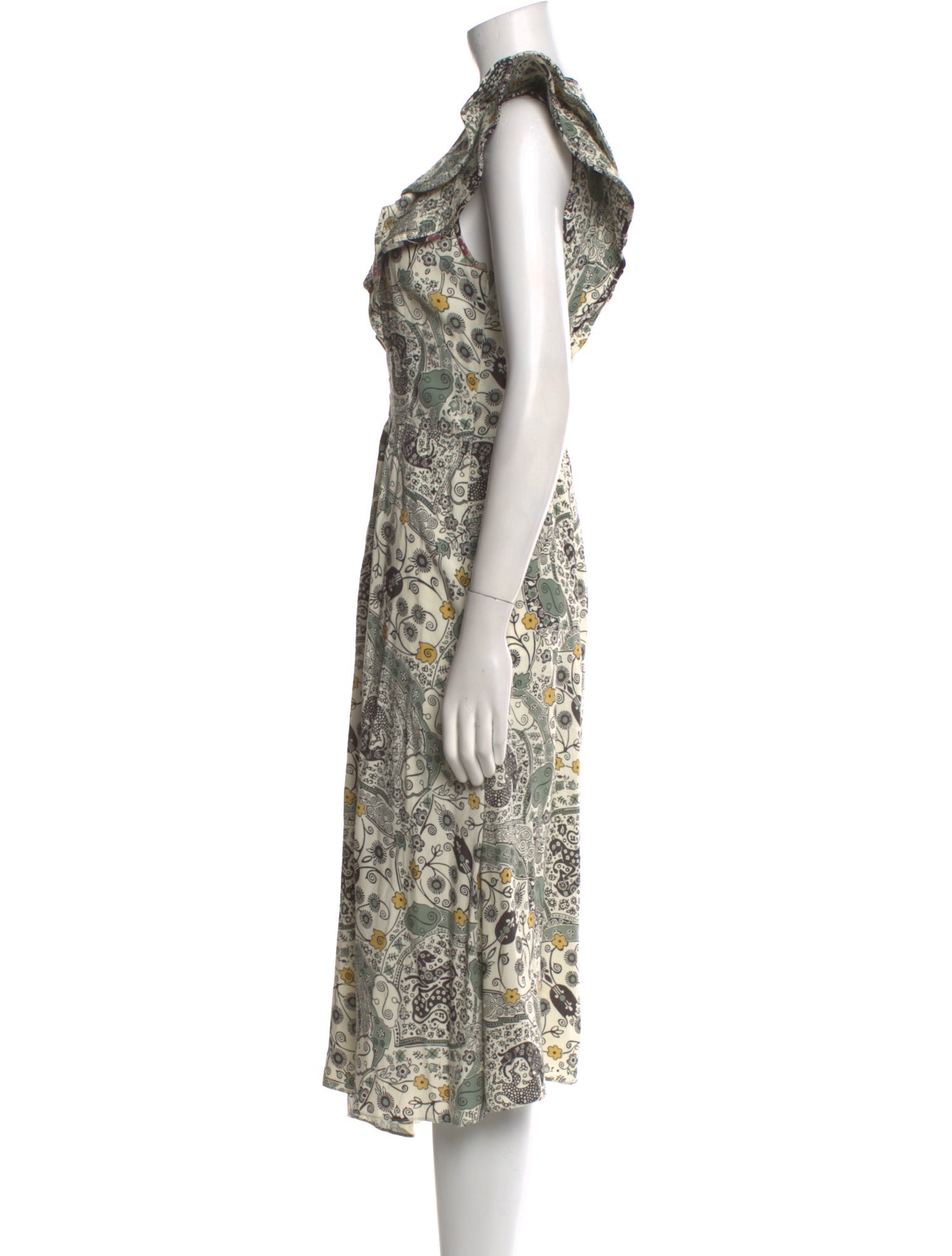 Étoile Isabel Marant Paisley Print Midi Length Dress