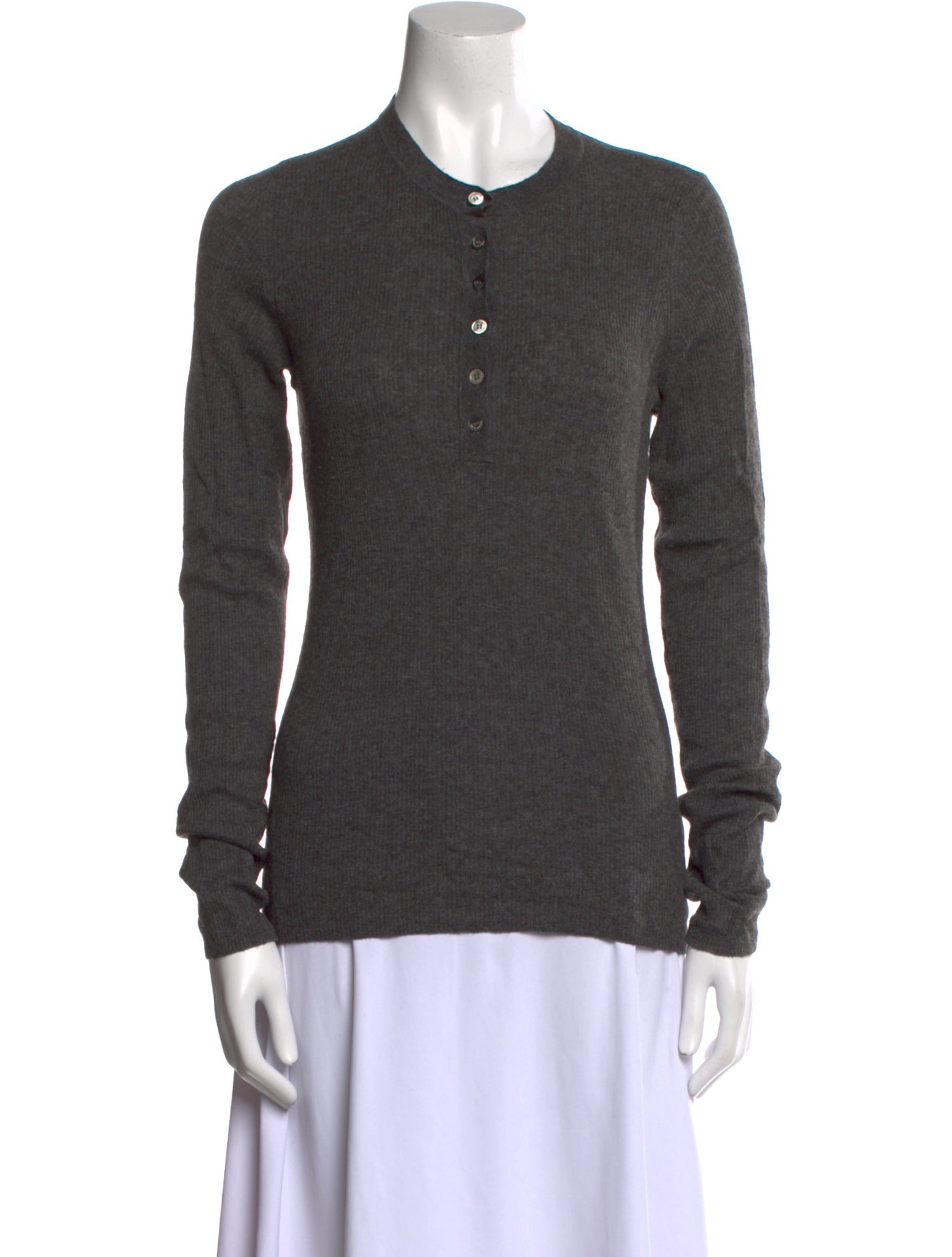 Étoile Isabel Marant Mock Neck Long Sleeve Polo