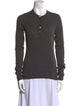 Étoile Isabel Marant Mock Neck Long Sleeve Polo