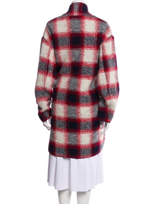 Étoile Isabel Marant Wool Plaid Print Coat