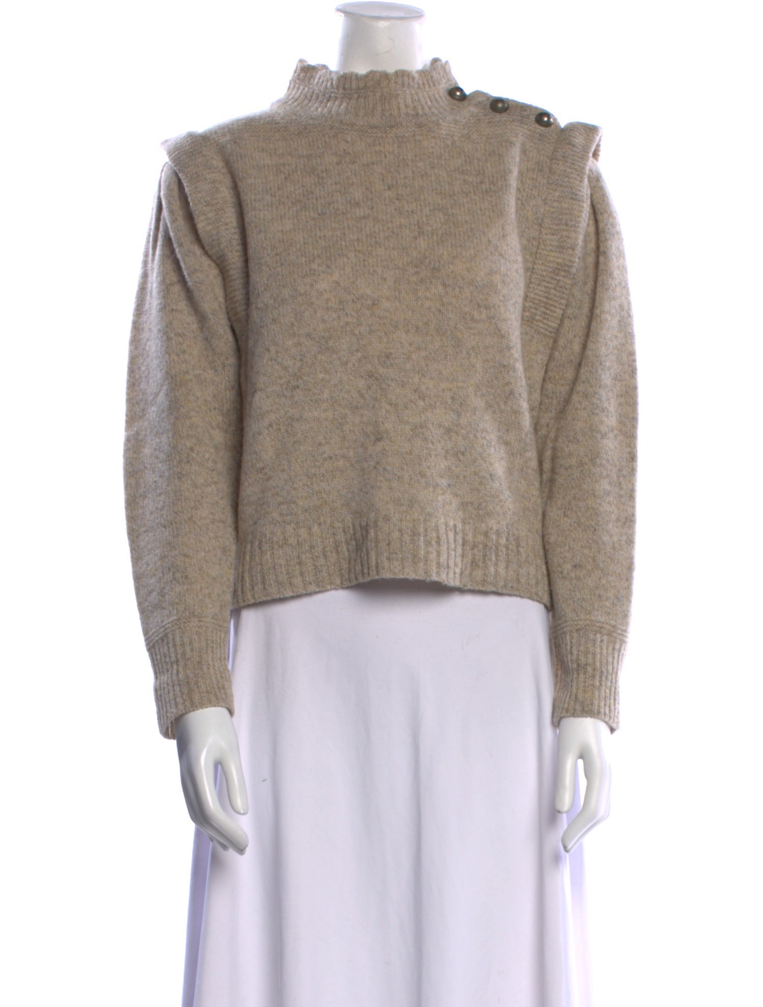 Étoile Isabel Marant Wool Mock Neck Sweater