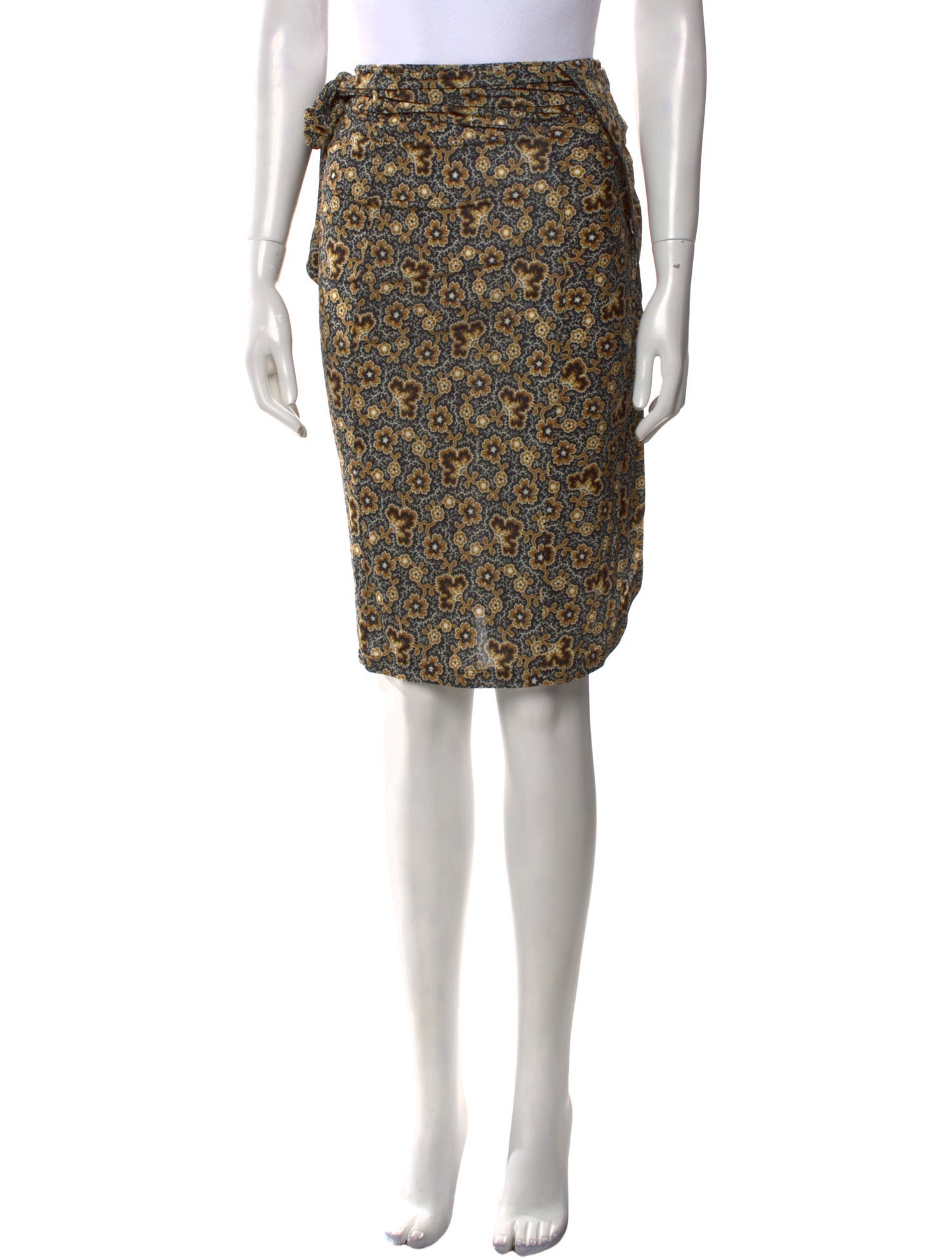 Étoile Isabel Marant Floral Print Knee-Length Skirt