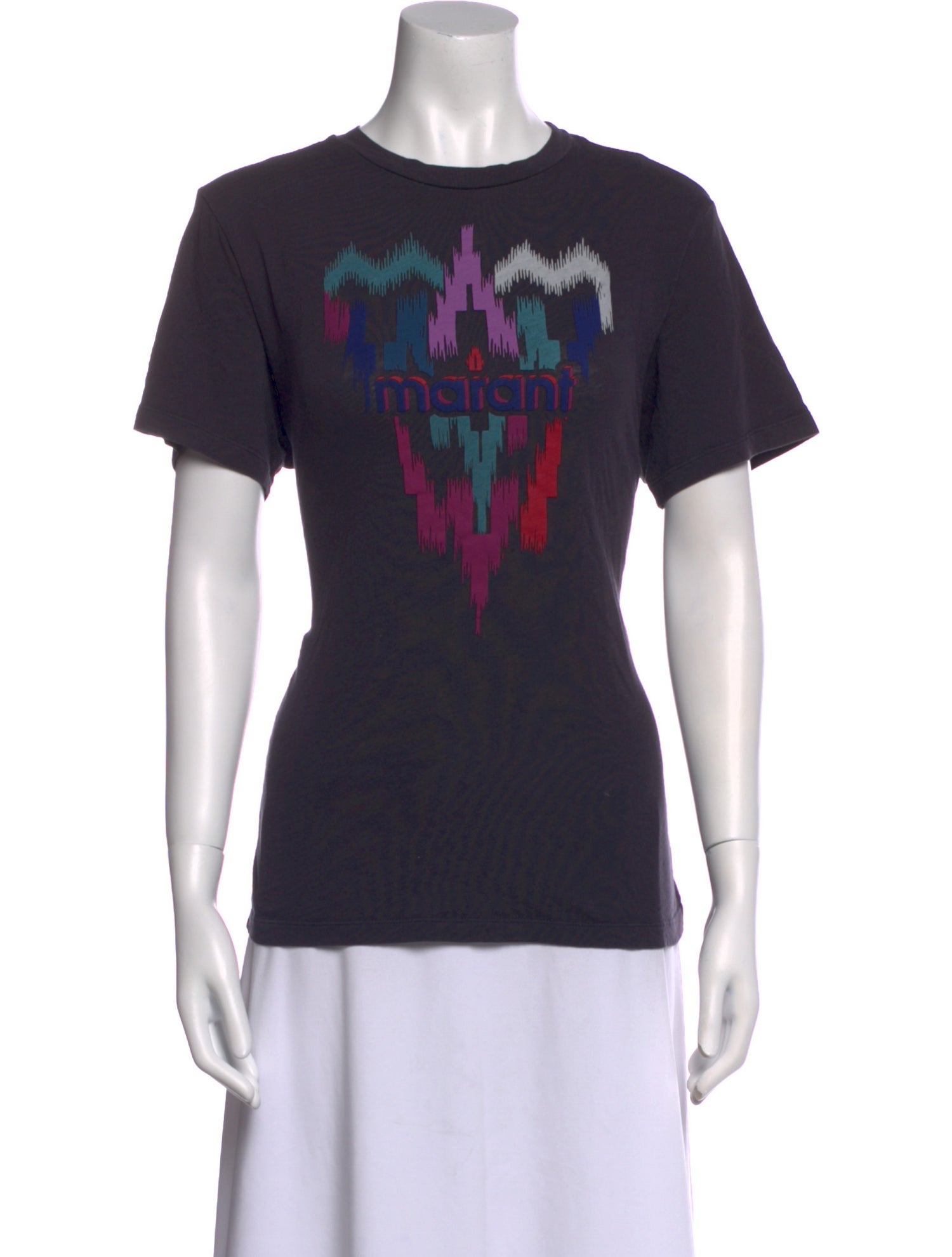 Étoile Isabel Marant Graphic Print Crew Neck T-Shirt