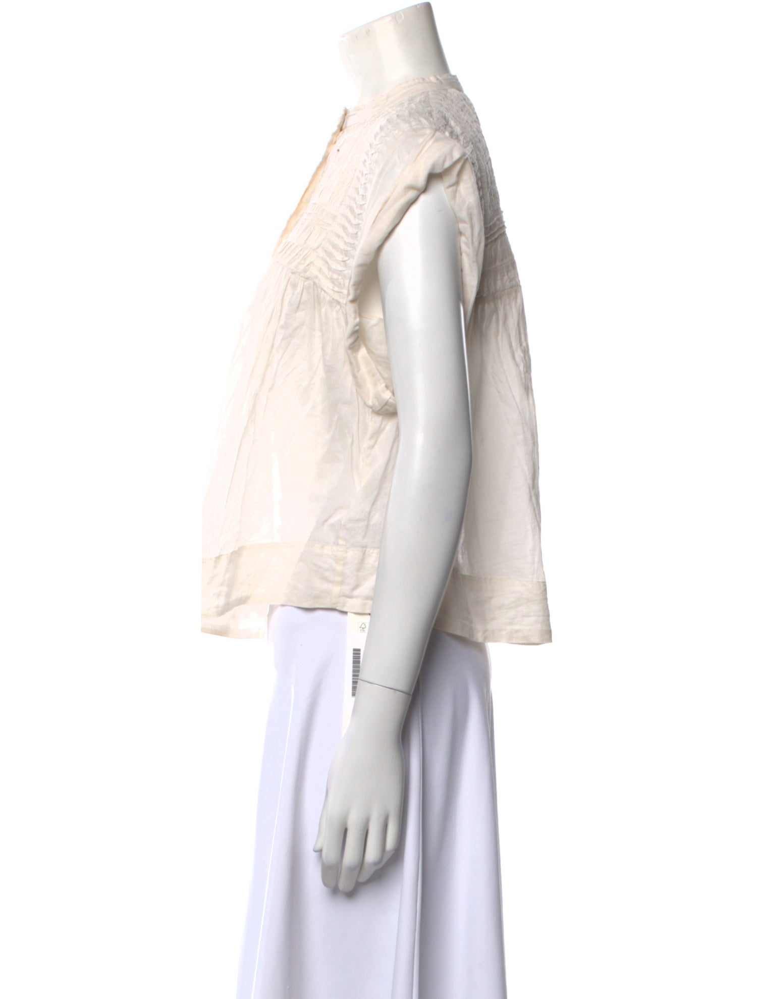 Étoile Isabel Marant Mock Neck Short Sleeve Top