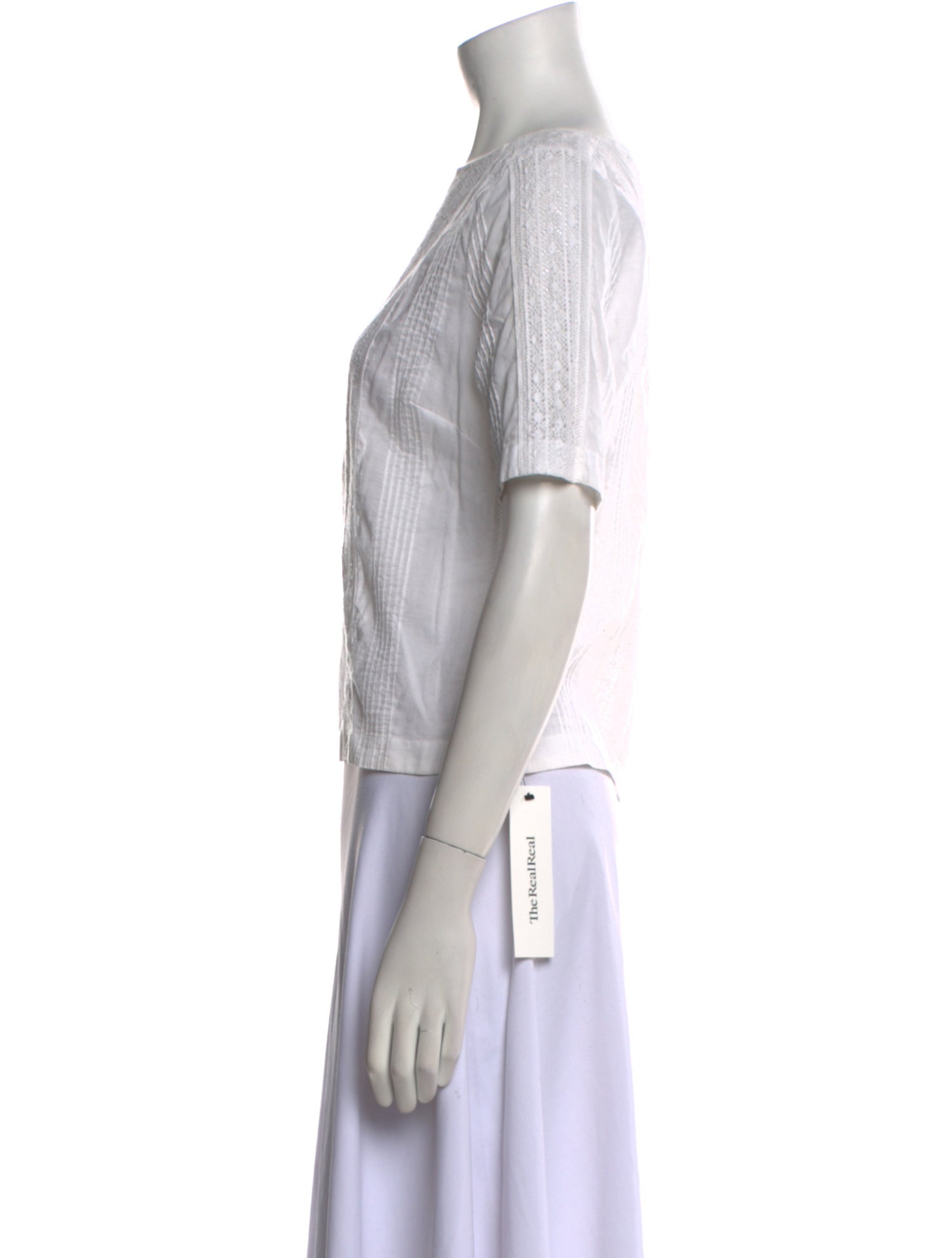 Étoile Isabel Marant Bateau Neckline Short Sleeve Top