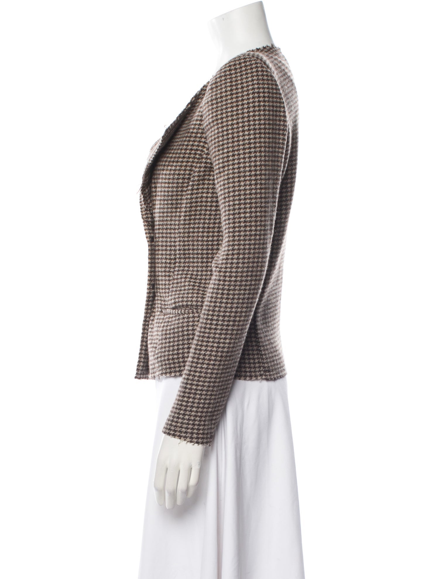 Étoile Isabel Marant Wool Houndstooth Print Blazer