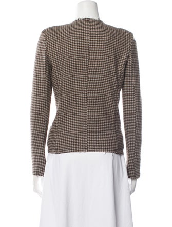 Étoile Isabel Marant Wool Houndstooth Print Blazer