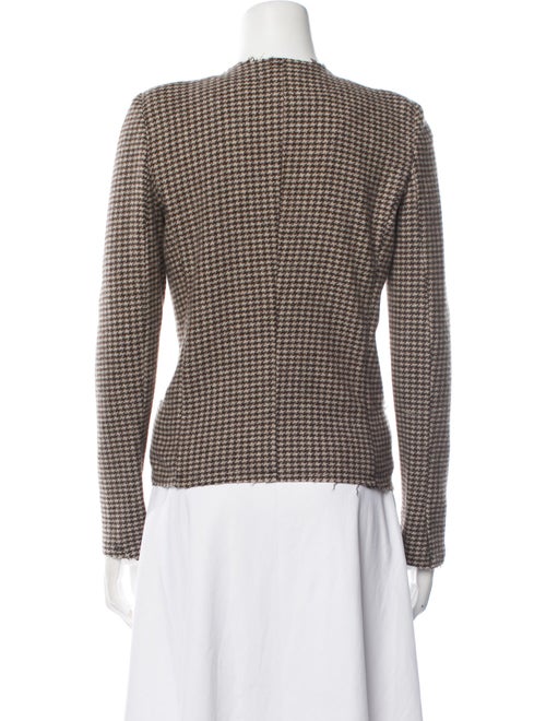 Étoile Isabel Marant Wool Houndstooth Print Blazer
