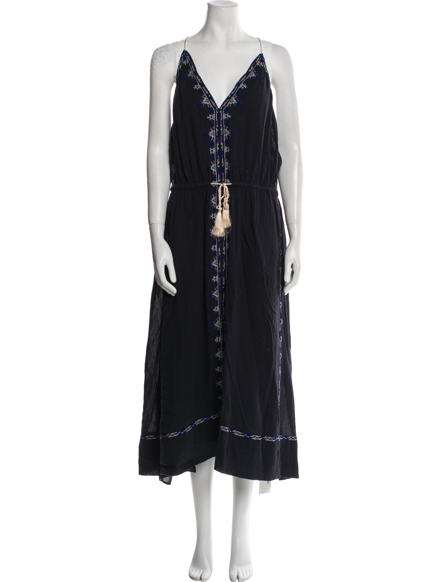 Étoile Isabel Marant V-Neck Long Dress