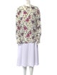 Étoile Isabel Marant Floral Print Mock Neck Tunic