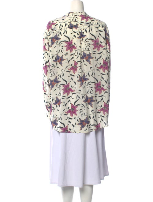 Étoile Isabel Marant Floral Print Mock Neck Tunic