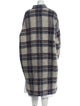Étoile Isabel Marant Wool Plaid Print Coat