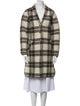 Étoile Isabel Marant Wool Plaid Print Coat