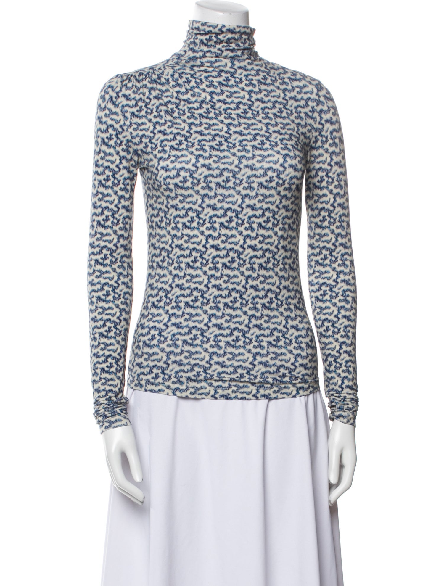 Étoile Isabel Marant Printed Turtleneck Top
