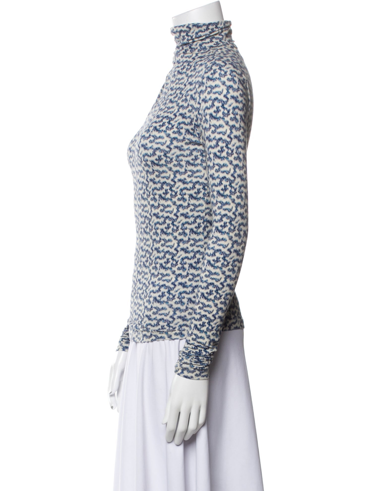 Étoile Isabel Marant Printed Turtleneck Top