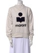 Étoile Isabel Marant Graphic Print Mock Neck Sweatshirt
