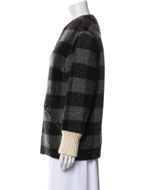Étoile Isabel Marant Wool Plaid Print Jacket