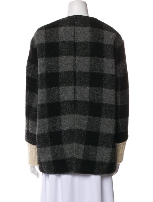 Étoile Isabel Marant Wool Plaid Print Jacket